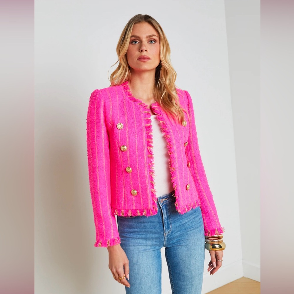 L’AGENCE Tinlee Tweed Jacket Blazer